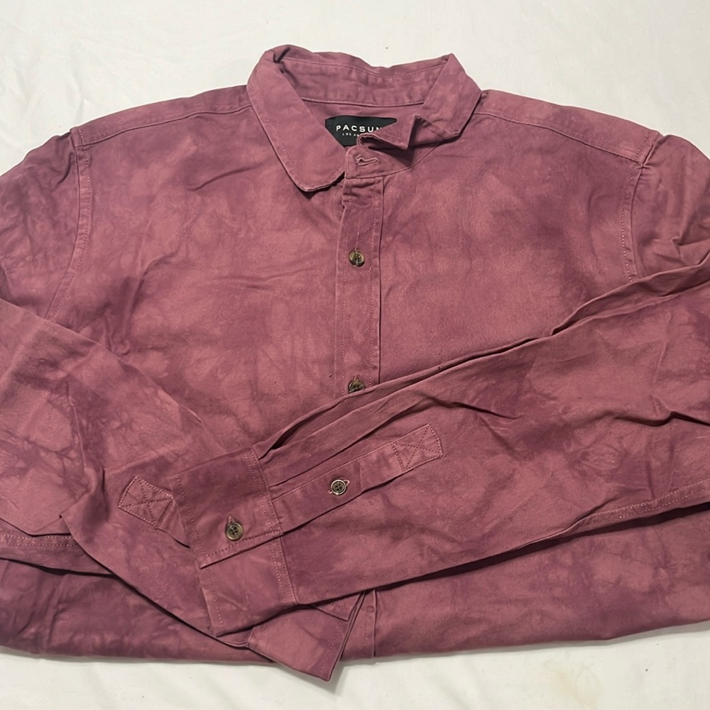 NWOT Pacsun Tie-Die Long Sleeve Button Down